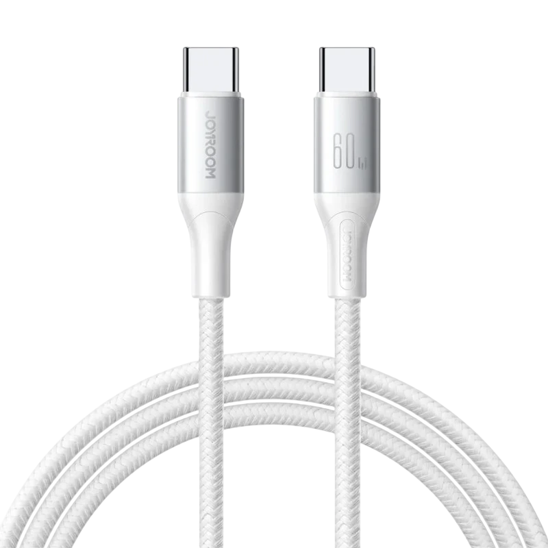 Joyroom Cable USB‑C a USB‑C Flash Series 60 W 1 m, Blanco